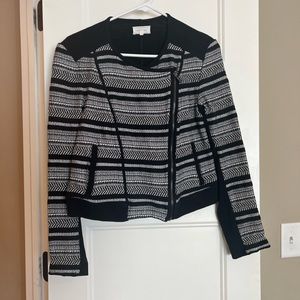 Lou & Grey Sm Moto Style Blazer EUC